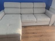 Grajewo ogłoszenia: Sprzedam kanapę w bardzo dobrym stanie z funkcją spania i... - zdjęcie