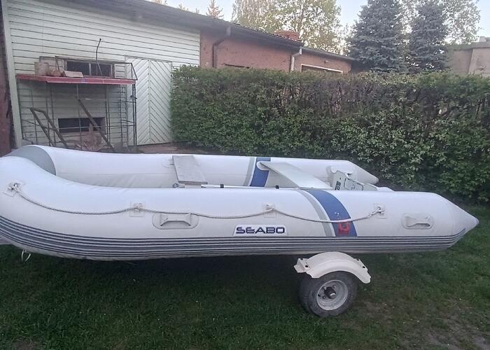 Grajewo ogłoszenia: Sprzedam ponton 3,60 aluminiową podłoga kil pompowany. Wysokie...